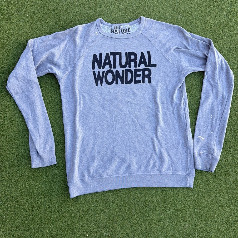 Free City Life Nature Love Natural Wonder Sweatshirt Women's Medium Paint Splat